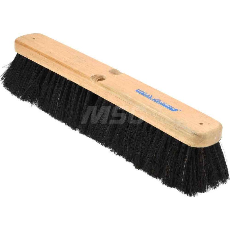 PRO SOURCE 18″ Wide Horsehair/Tampico Bristle Push Broom Head, Handle Not Incl
