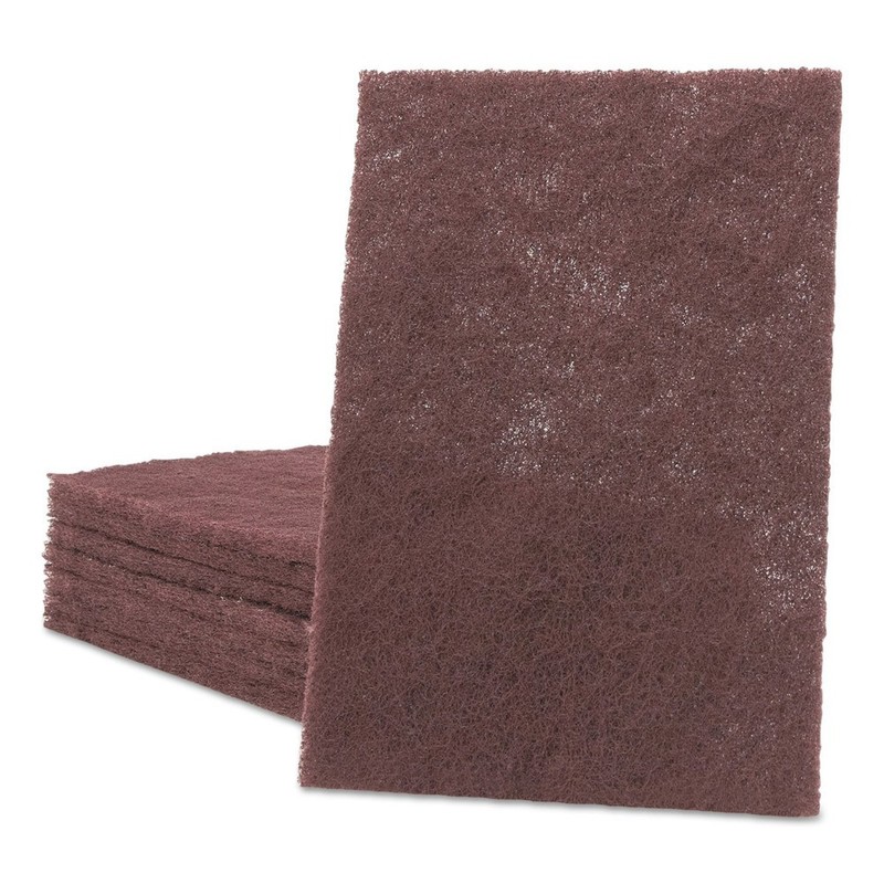 Scotch-Brite PROFESSIONAL 04029 6 in. x 9 in. Hand Pad – Maroon (60/Carton) New
