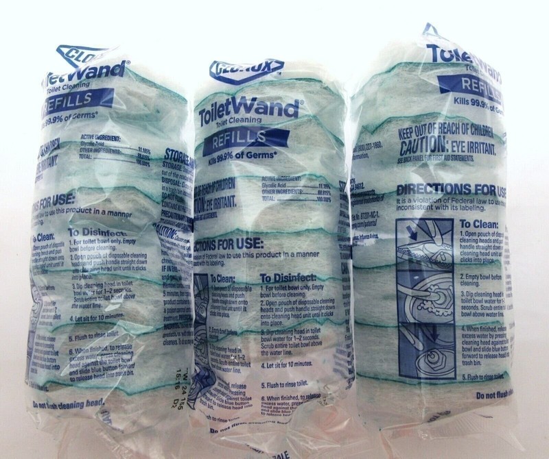 18 Clorox Toilet Disinfecting Refill Heads (3 – 6packs) ~ Rainforest Rush