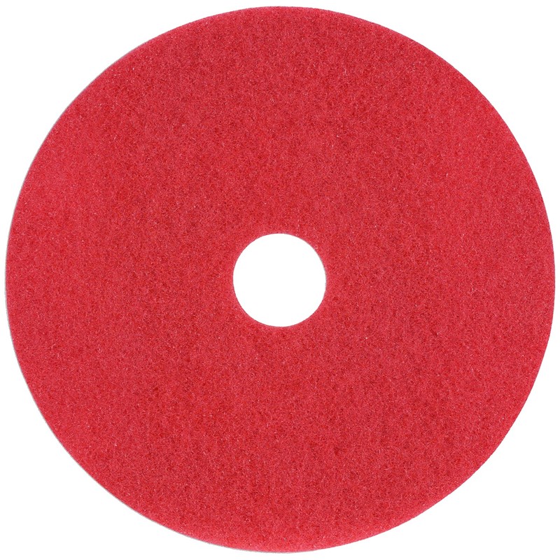 Case of 5 Sanico MVP Lead Off 19″ Red Buffing Floor Pad