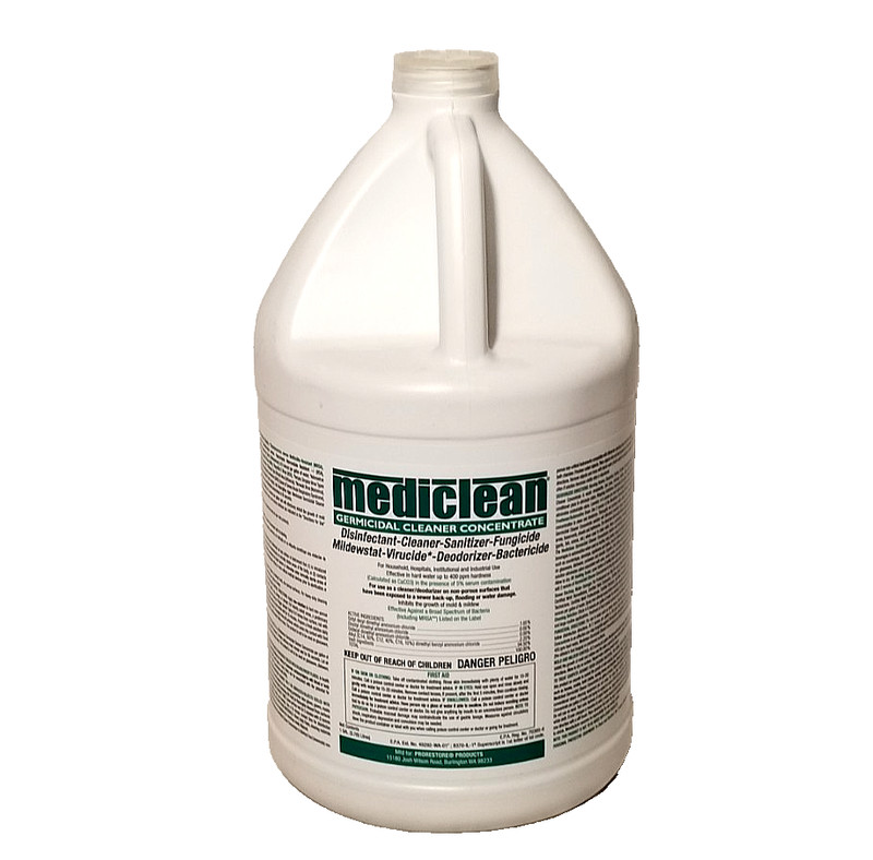 MEDICLEAN LEMON GERMICIDAL CLEANER CONCENTRATE GCC DISINFECTANT 1 GALLON