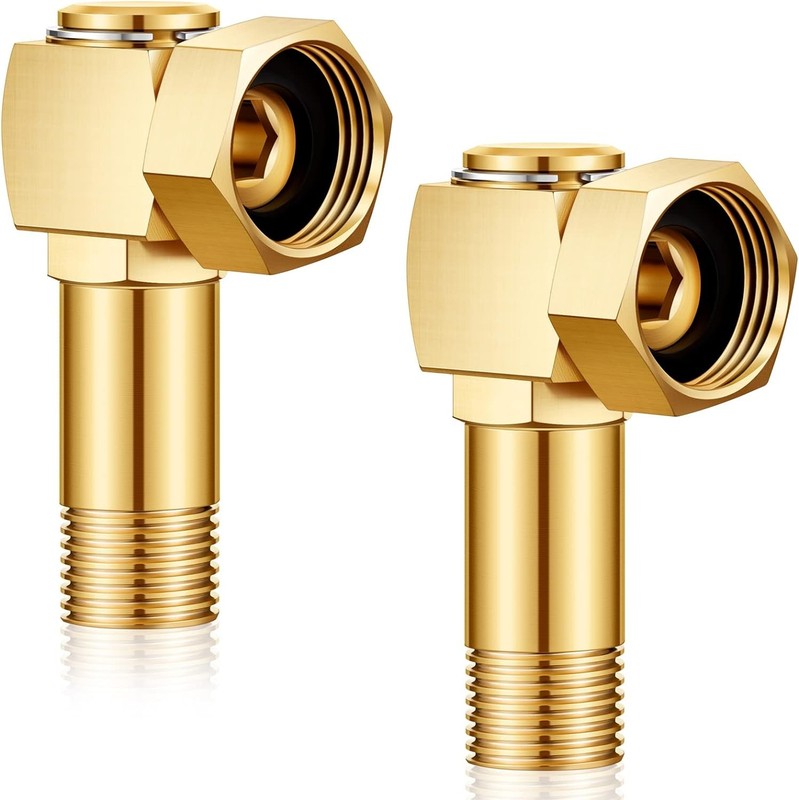 Amylove 2 Pieces Hose Reel Swivel Fittings Garden Replacement…