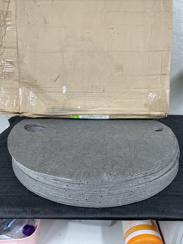 Spill Tech Absorbent Universal 55 Gallon Drum Top Pads 22" Case of 25 GTOP