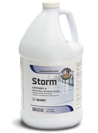 Essential Industries Storm | Category 5: Heavy-Duty No-Rinse Cleaner | 1 Gallon