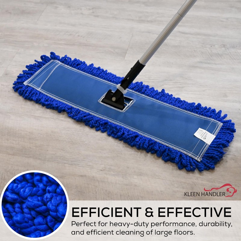 KLEEN HANDLER 24 Inch Microfiber Dust Mop, Medium 1 Pack, Blue - 24 gallery