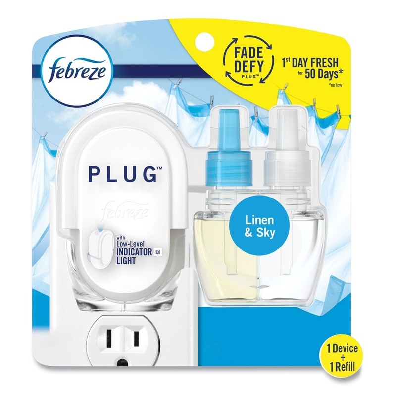 Febreze 68235 Air Freshener Warmer Start Kit - Clear/White (4/CT) New gallery