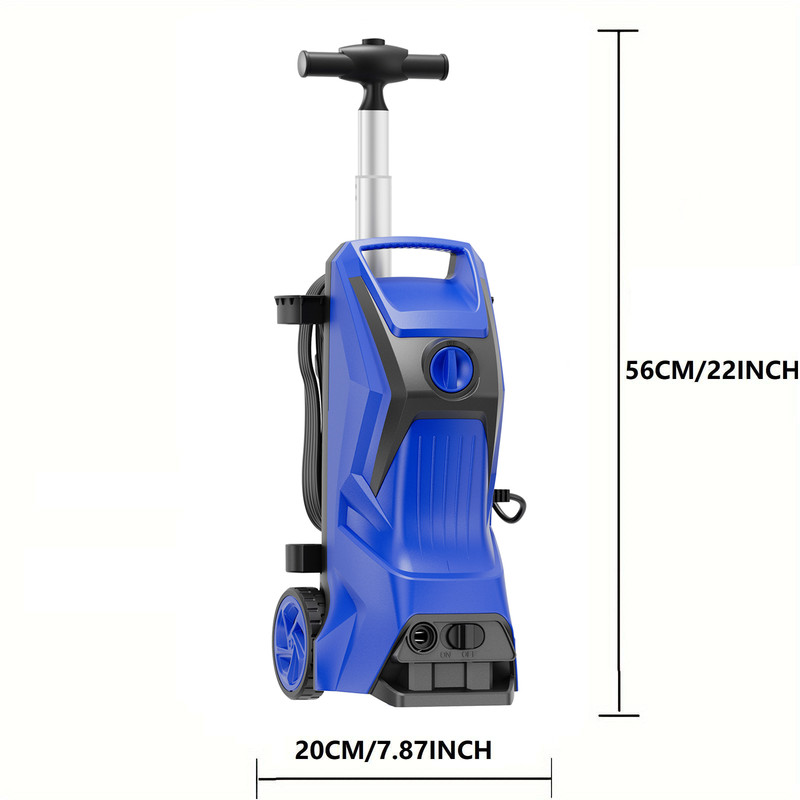 Blue Electric Pressure Washer 4800PSI 3.3GPM | Includes 4 Nozzles & Foam Cannon gallery