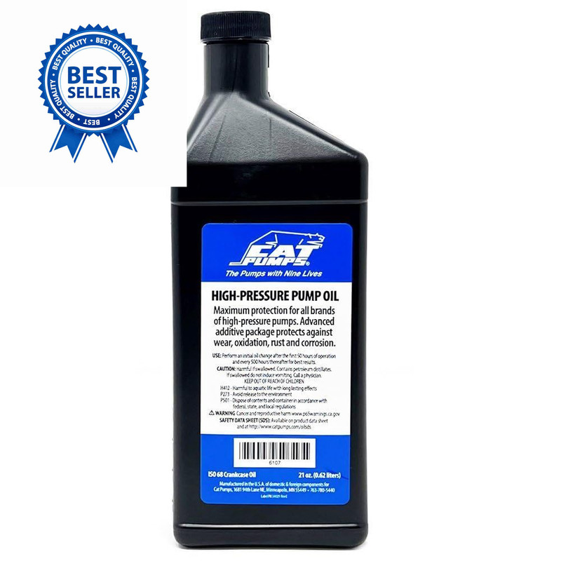 Cat Pumps Pressure Washer Pump Oil, 21 Oz. 21