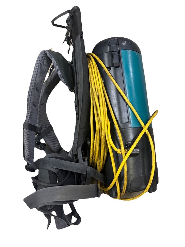Tennant V-BP-6 Commercial Backpack Vacuum Cleaner-120V No Hose Working Used gallery