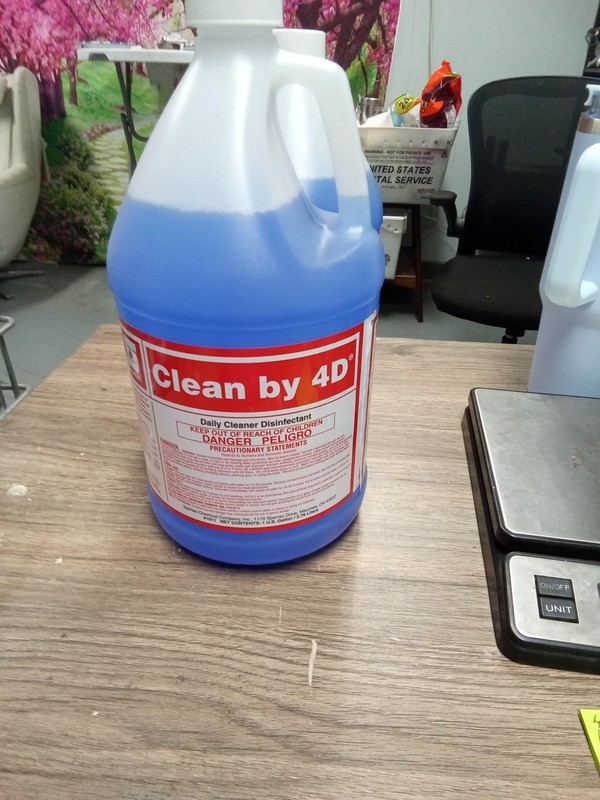 Spartan Clean by 4D Fresh Scent, 1 Gallon 109
