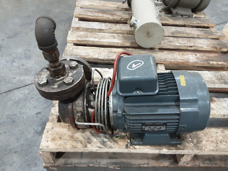 LEROY SOMER LS100L1 381606 ELECTRIC MOTOR WITH PUMP 4HP 3490 RPM 3PH #76C4PR4
