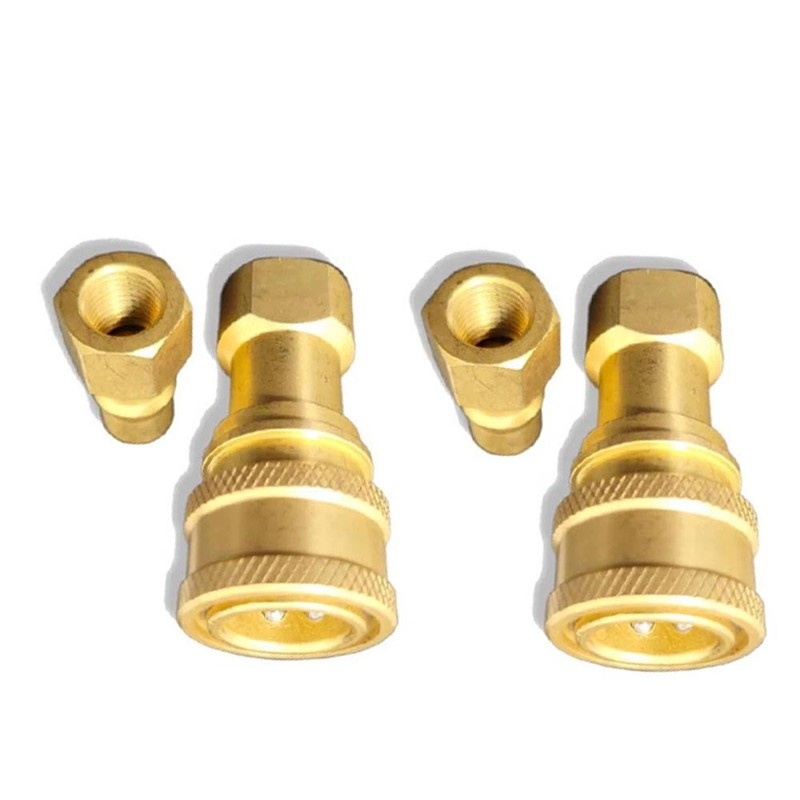 4PCS Brass 1/4″ Quick Disconnect Coupler Carpet Cleaning For Wand Hose