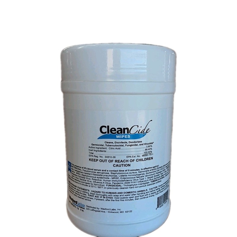 CleanCide Wipes 160-Count (Pack of 12) – Exp 12/2023 – Bulk Deal!