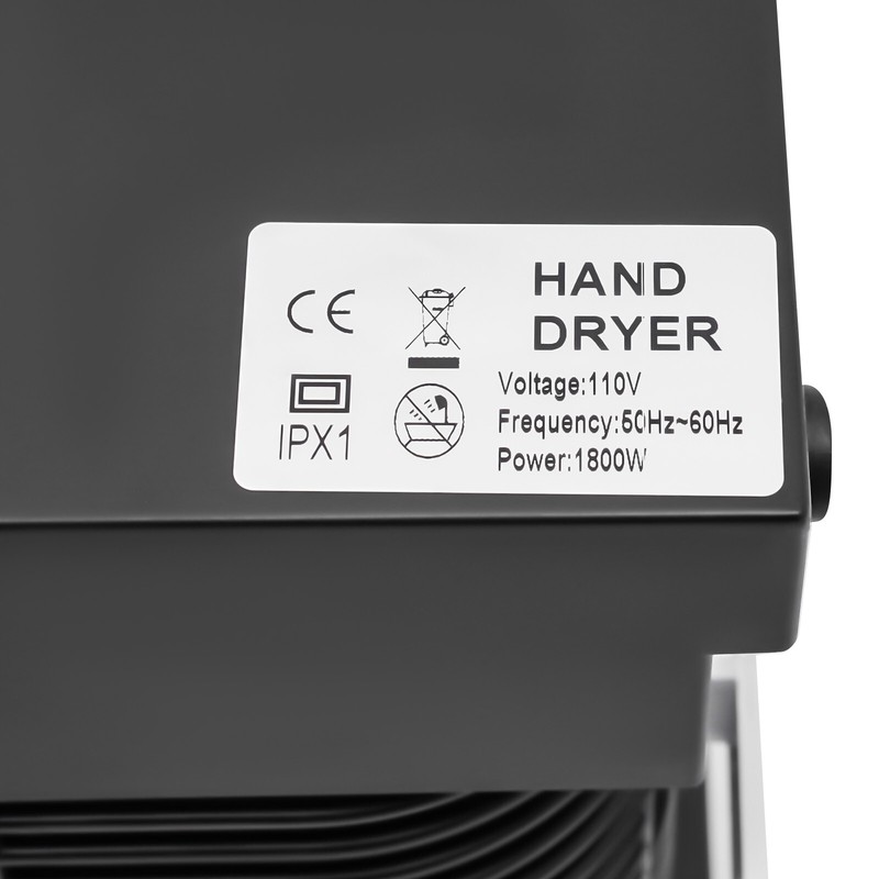 Commercial Electric Hand Dryer 1800W High Speed Hot Cold Air Hand Dryer Machine gallery