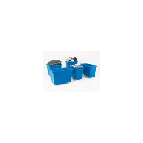 328239, Skip bottle 930x340x550mm 4x50mm swivel blue