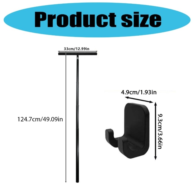 Steel Shower Squeegee With Hook Adjustable Telescopic Window Wiper For Bathroom gallery