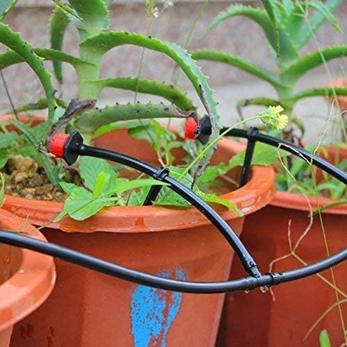 Kalolary 100PCS 1/4" Universal Barbed 100 Count - 3.50 × 2.00 × 0.4 cm, Black gallery