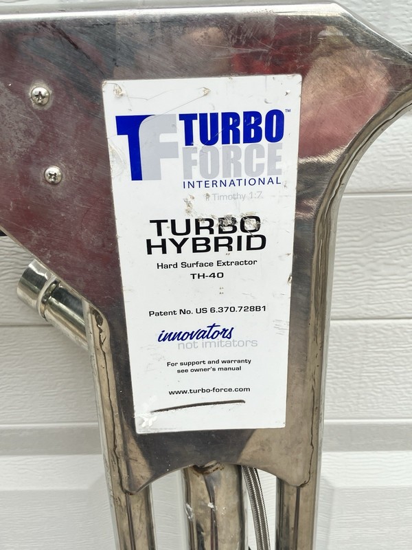 TURBOFORCE TH-40 Turbo Hybrid Hard Surface Extractor w/Hose & Carpet Wand gallery