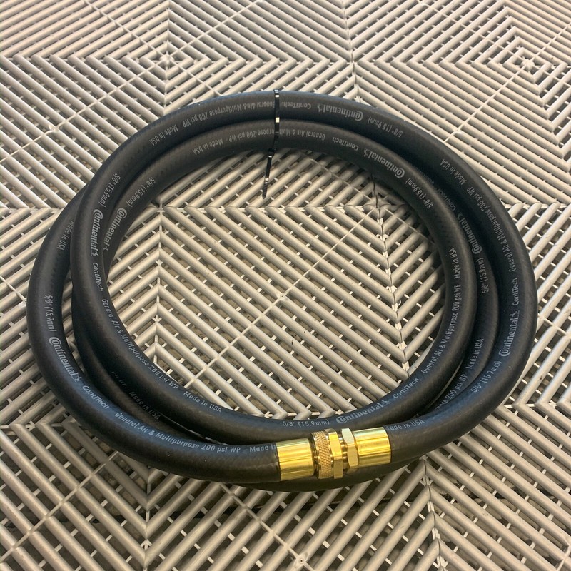 10′ Pressure Washer Inlet Hose 5/8″ Black Garden Hose | 10 Foot Continental