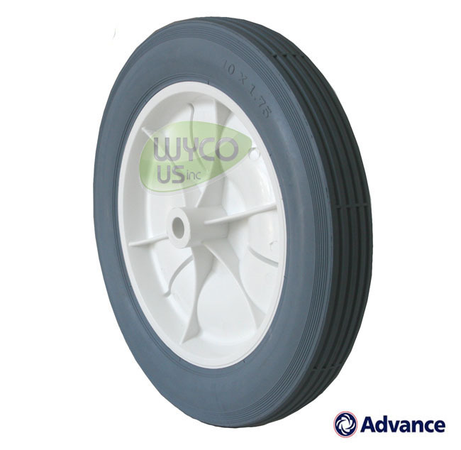 OEM WHEEL, 10-1/2", ADVANCE AQUA CLEAN, KLENZOR 16, SELECTRAC 17, 56249505, 16A
