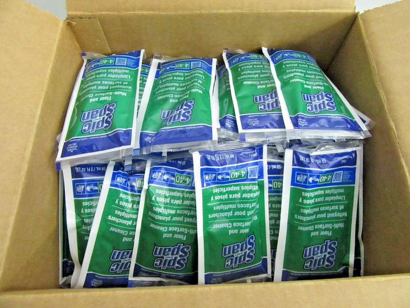 60 Count Spic and Span Floor Multi-Surface Concentrate Commercial Cleaner 2 oz