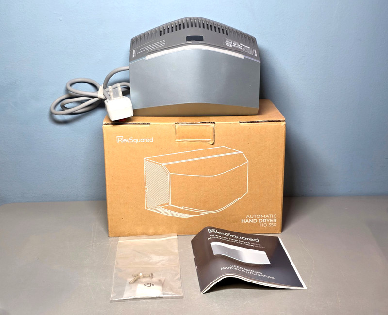 RevSquared Automatic Hand Dryer HD350 300W/900W (Heating) 120VAC/60Hz