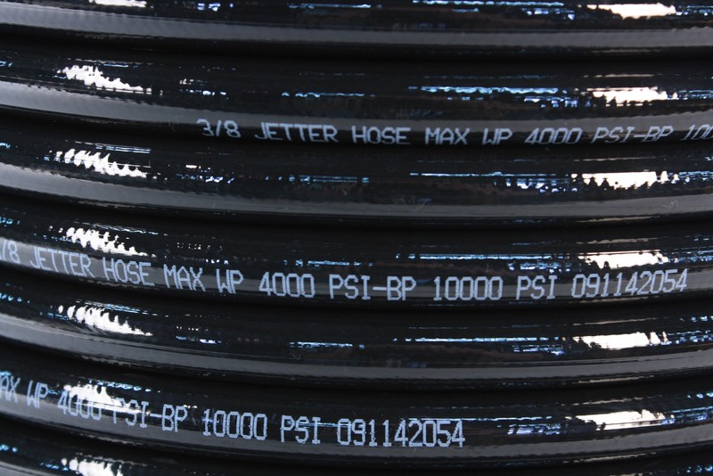 Schieffer 3/8" x 250' 4000 PSI Thermoplastic Sewer Jetter Hose & 12.0 Nozzle gallery