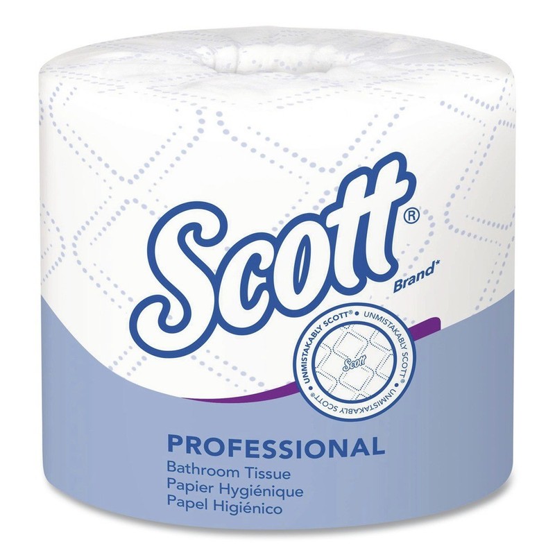 Scott 04460RL 2-Ply Essential Standard Roll Bathroom Tissue - WT (550/RL) New
