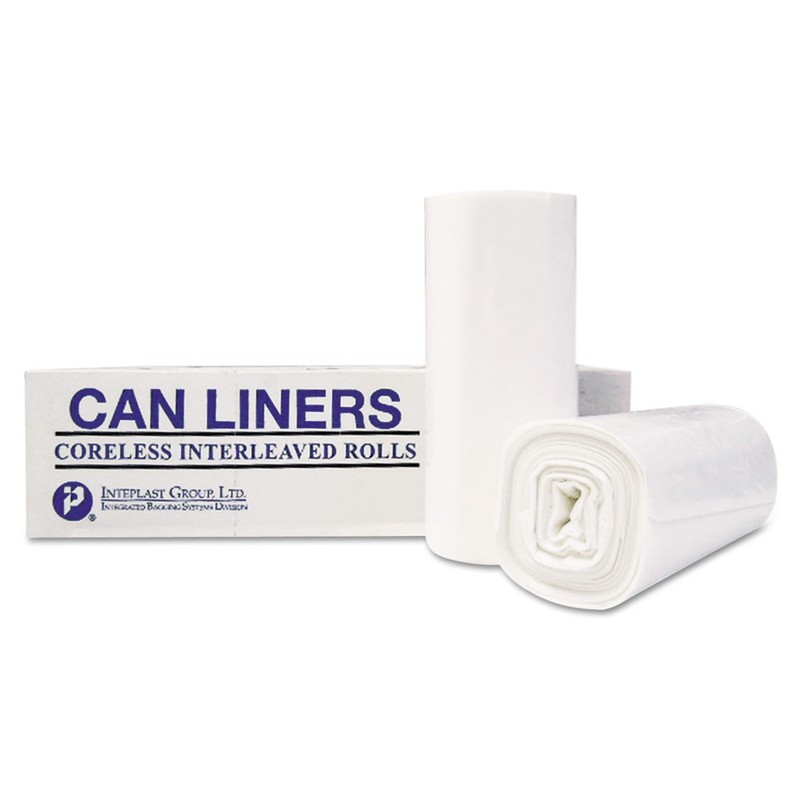 High-Density Commercial Can Liner Value Pack, 55 gal, 11 mic, 36″ x 58″, Clear