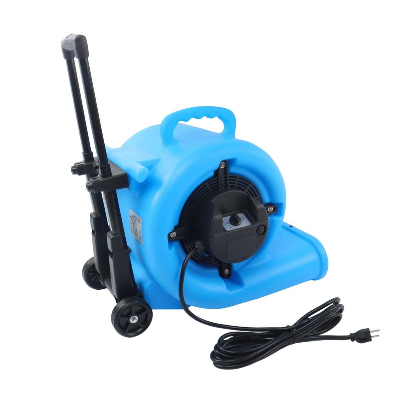 Portable Carpet Dryer 1.5 HP 5000 CFM 3-Speed Adjustable Air Mover Blower Fan