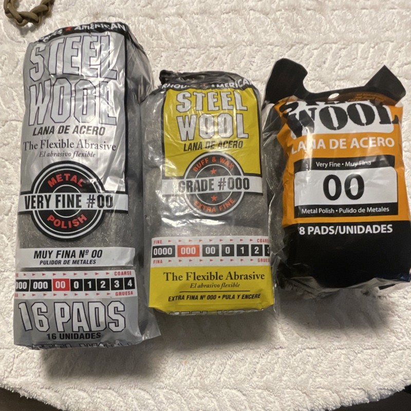 Rhodes American Steel Wool Very Fine #00 & Grade #000 LOT 2