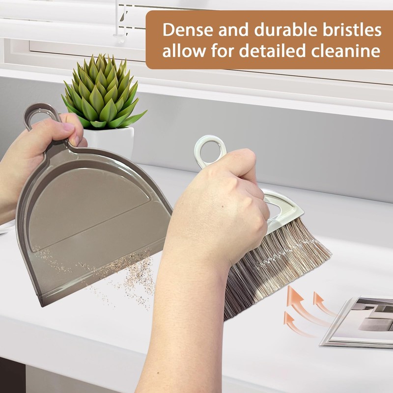 Wddbhskn Small Mini Hand Broom Dustpan Small Broom And Dustpan Set Mini Broom gallery