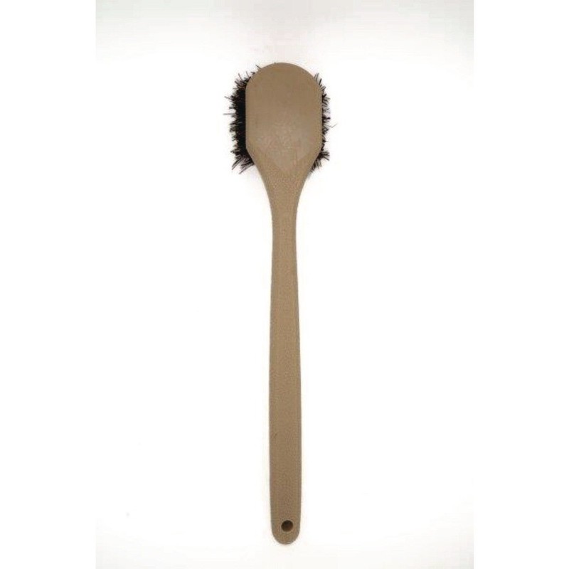 Boardwalk 4120 20" Palmyra Bristle Plastic Handle Utility Brush - Tan New gallery