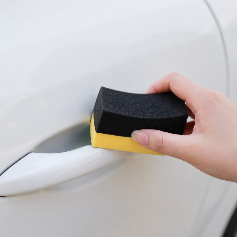 Foam PE Car Wash Sponge, Double-Sided Detailing Buffing Pads gallery
