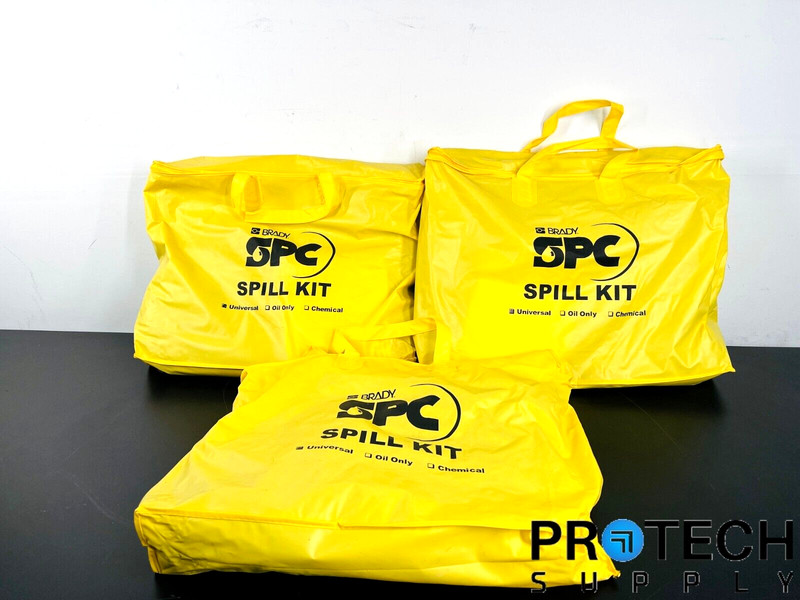 Lot of 3 Bags Brady SPC Economy Spill Kit SKA-PPE