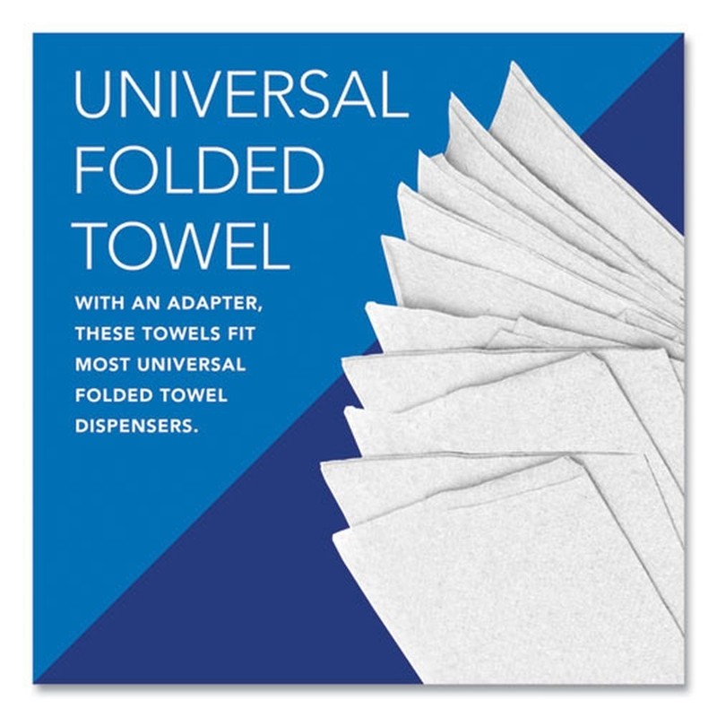Scott 01960 7.8 in. x 12.4 in. 1-Ply Pro Scottfold Towels - WT (25 PK/CT) New gallery