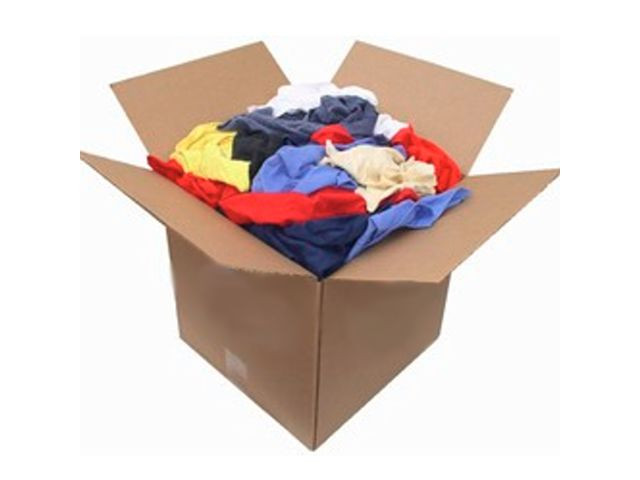 Color Fleece Rags 50 LBS Box