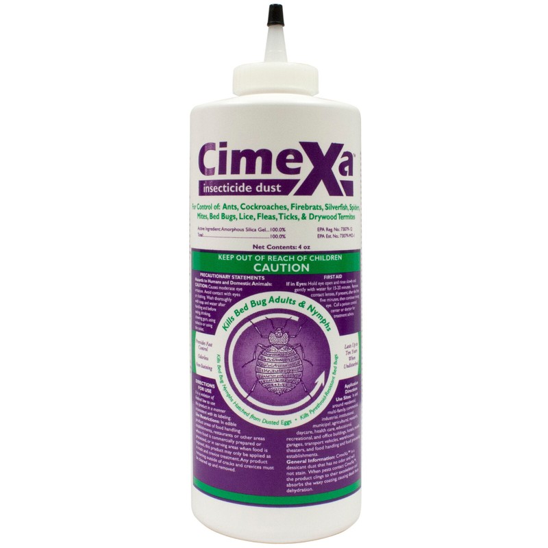 4 oz Cimexa Dust Pest INSECTICIDE Insect Control Bed bugs Bees Silverfish etc..