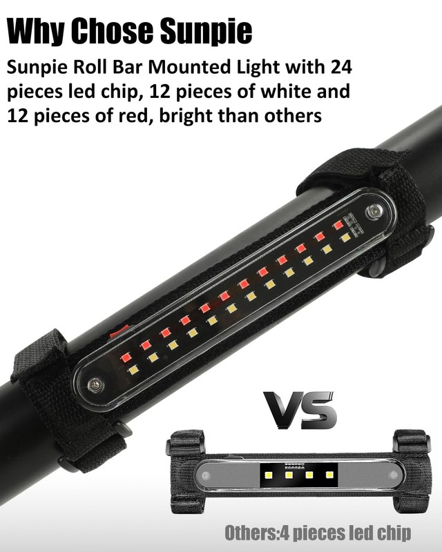 Sunpie Red Dome Light For Utv Sxs Interior Wireless Lighting Compatible Utv gallery