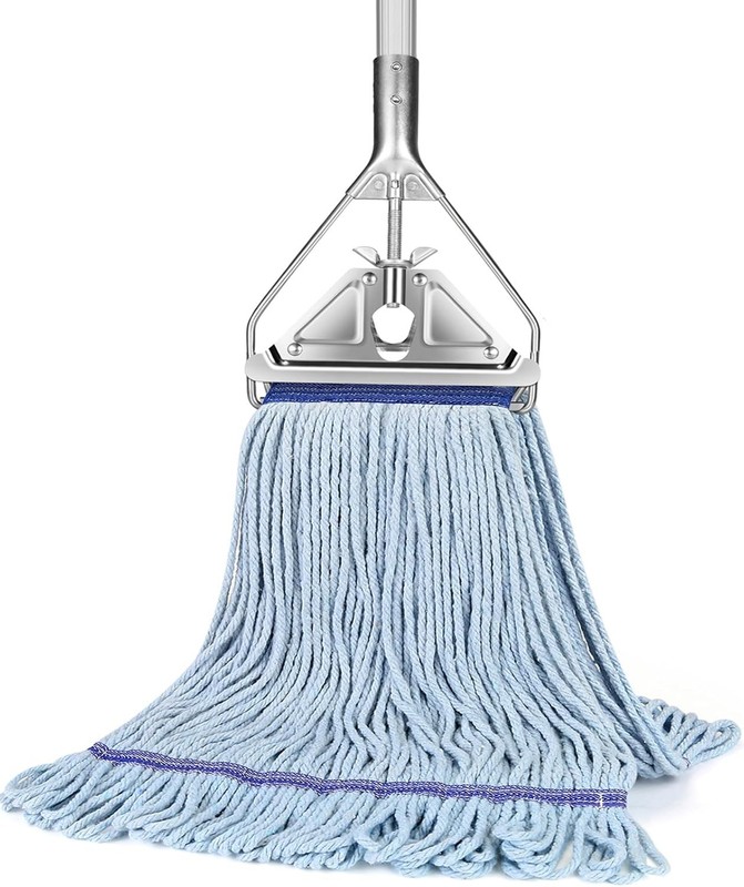 String Mop Heavy Duty for Floor Cleaning- Industrial industrial mop, Blue 
