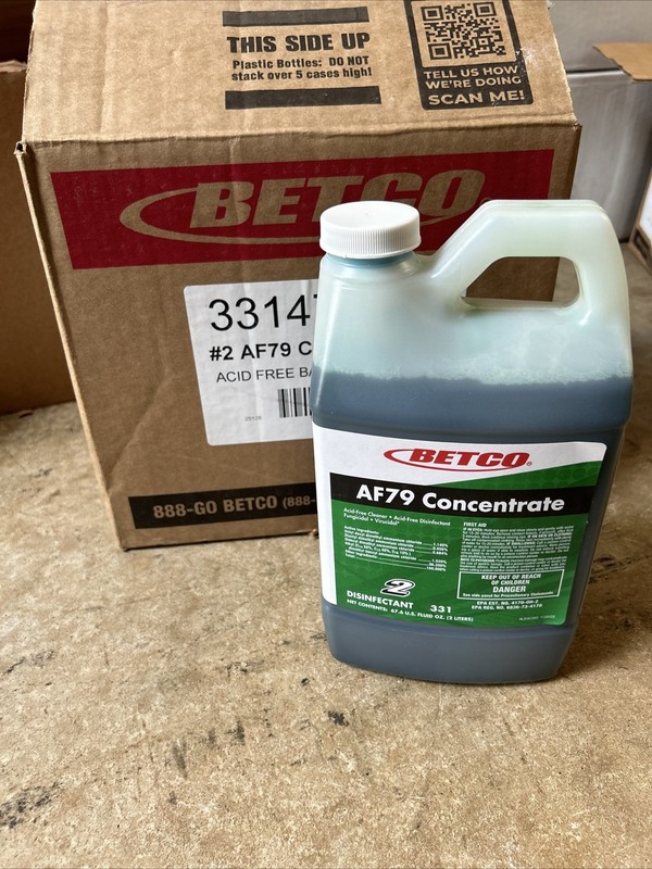 1 Bottle AF79 Concentrate 2/2L Acid Free Cleaner Disinfectant 331