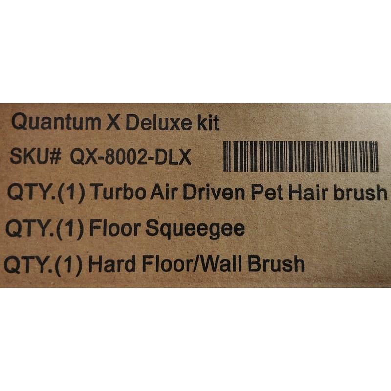 Quantum X QX‑8002‑DLX Deluxe Vacuum Accessory Kit 3‑Piece NIB gallery