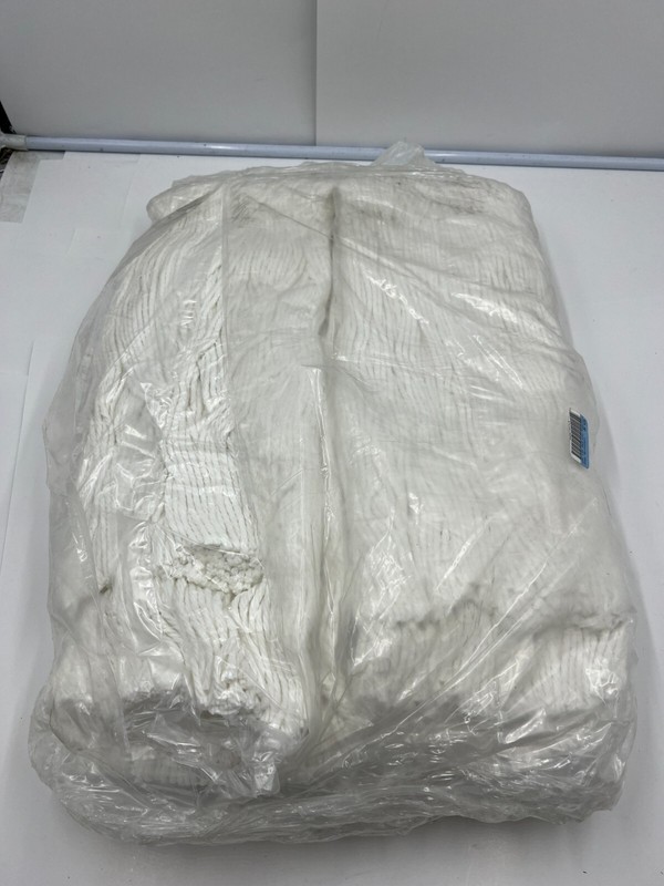 (QTY 6) Skyline 87923-RD Mop Head #24 White Rayon 4PLY Cut End 1.25IN Narrow gallery