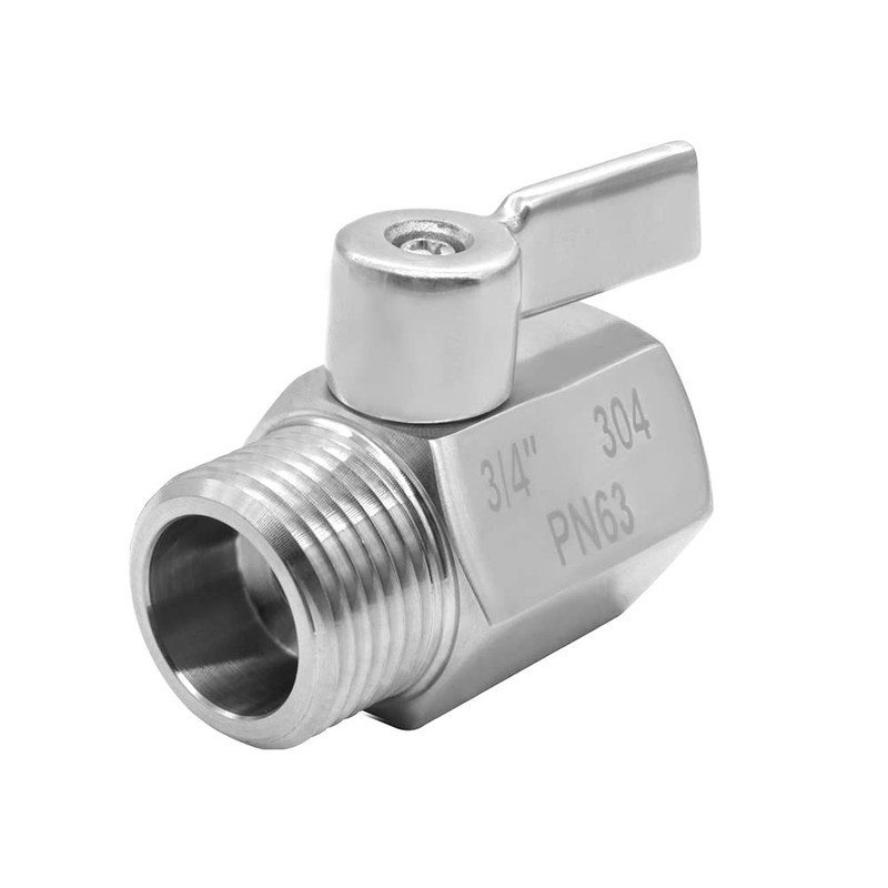 beduan Stainless Steel 3/4″ Shut Off Valve GHT Thread Garden