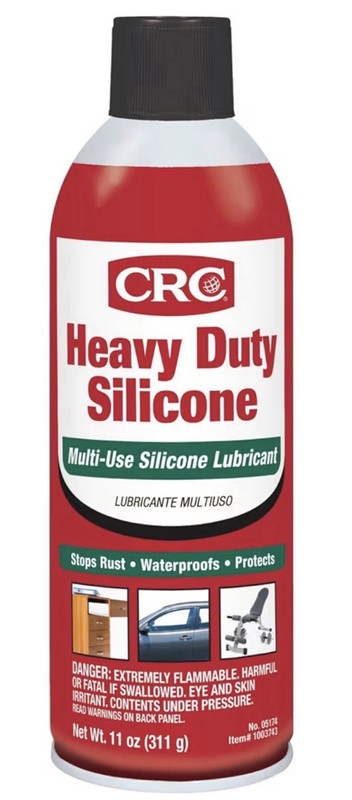 Heavy Duty Silicone Lubricant, 11 Wt Oz, Clear Colorless Liquid
