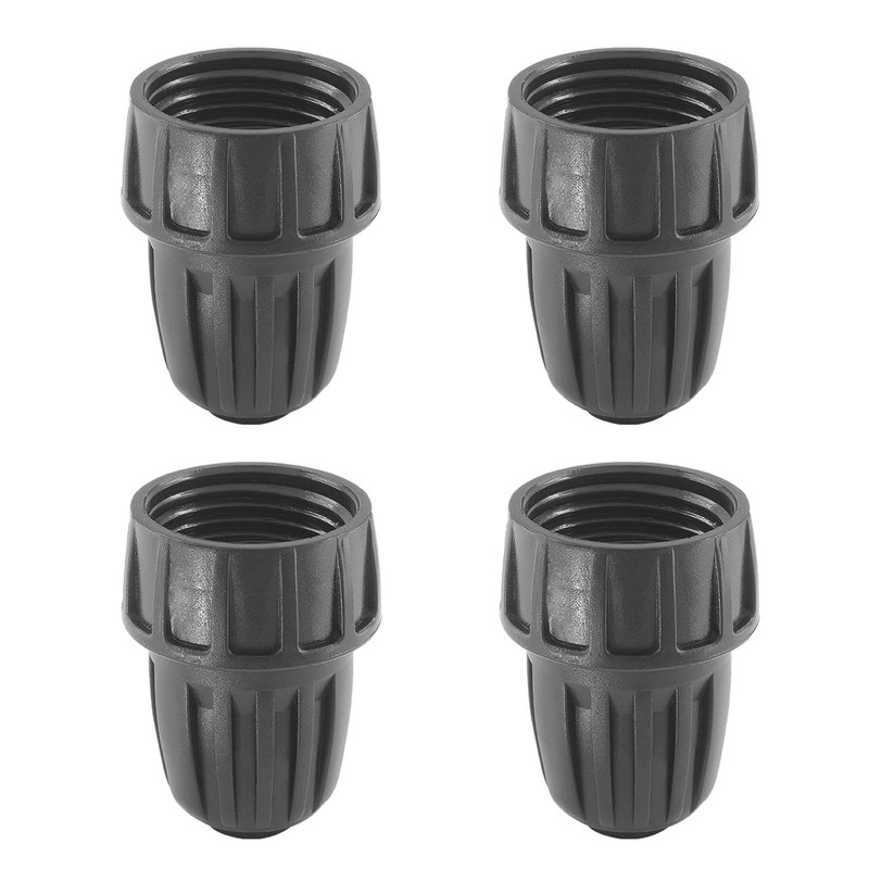 Moicstiy 4Pcs 1/2 Inch Drip Irrigation Hose Connectors 3/4 Inch, Black gallery