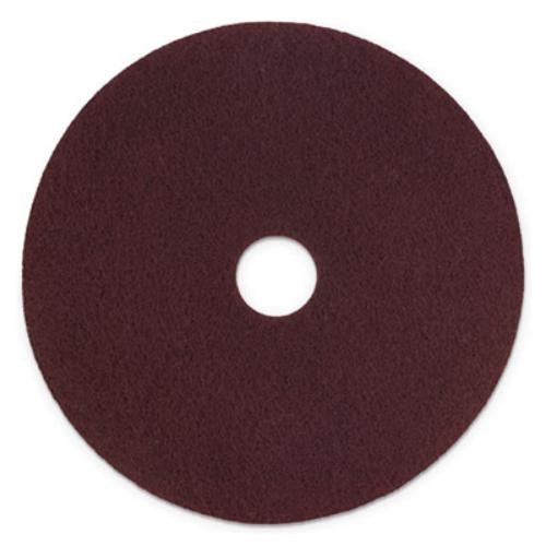 3m SPPP20 Surface Preparation Pad Plus, 20" Diameter, Maroon, 5/carton