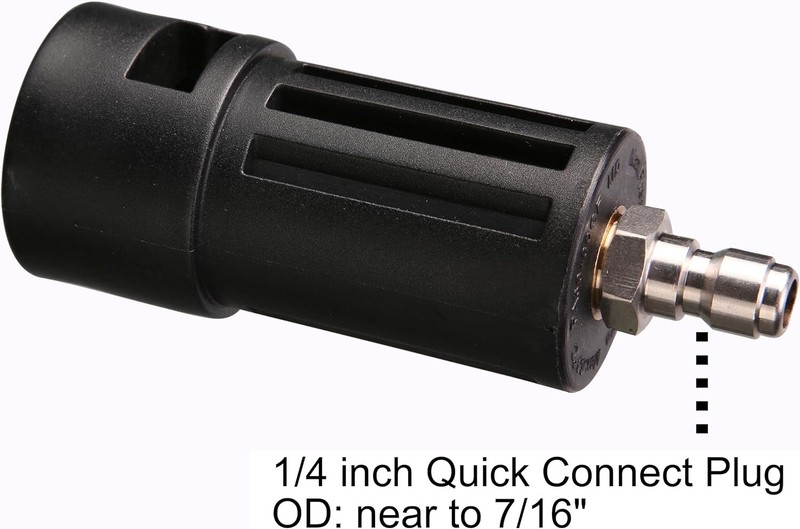 M MINGLE Compatible Pressure Washer Adapter, with Karcher Black gallery