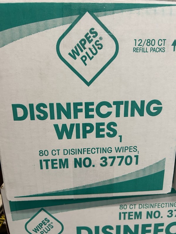 Disinfecting Wipes 12pk 80ct Box FREE USA SHIPPING