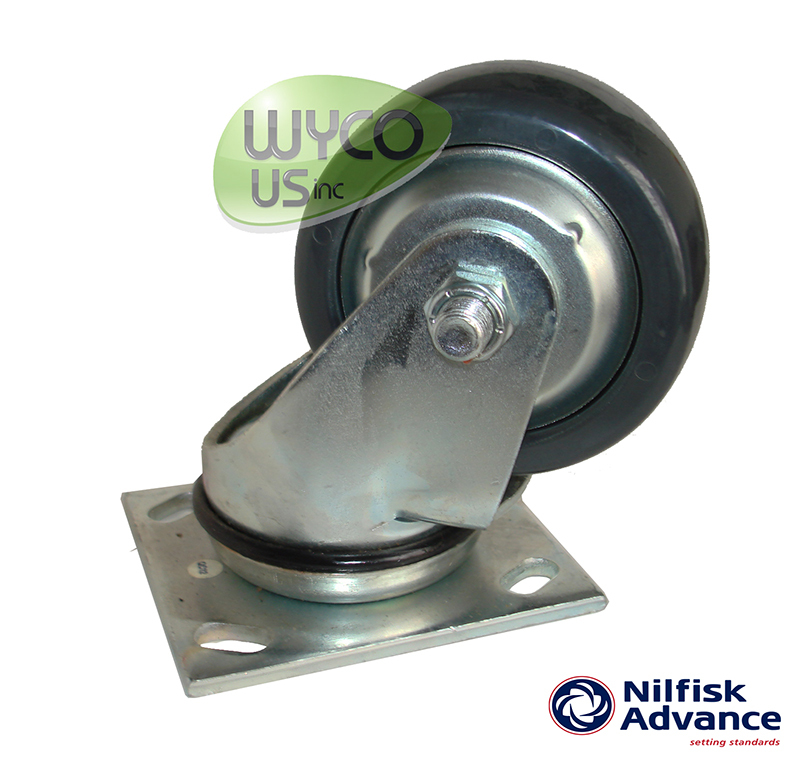 SWIVEL CASTER, ADVANCE SC750, SC800, CLARKE FOCUS II MID SIZE SCRUBBER, 5C25
